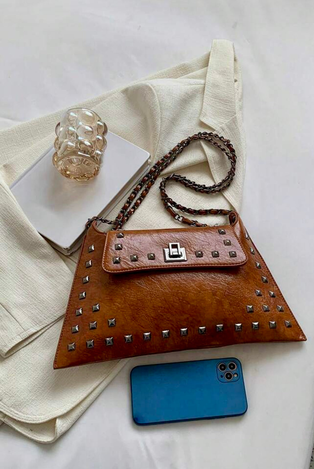 Studded Shoulder Bag