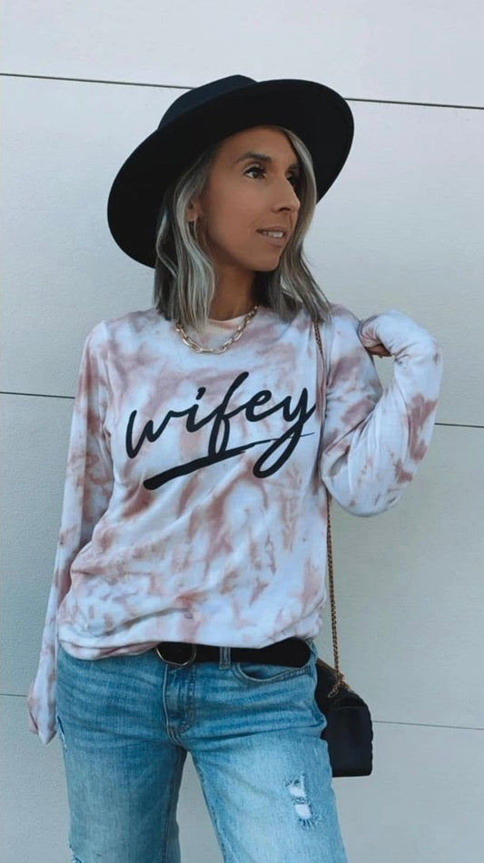 Wifey Long Sleeve Tee