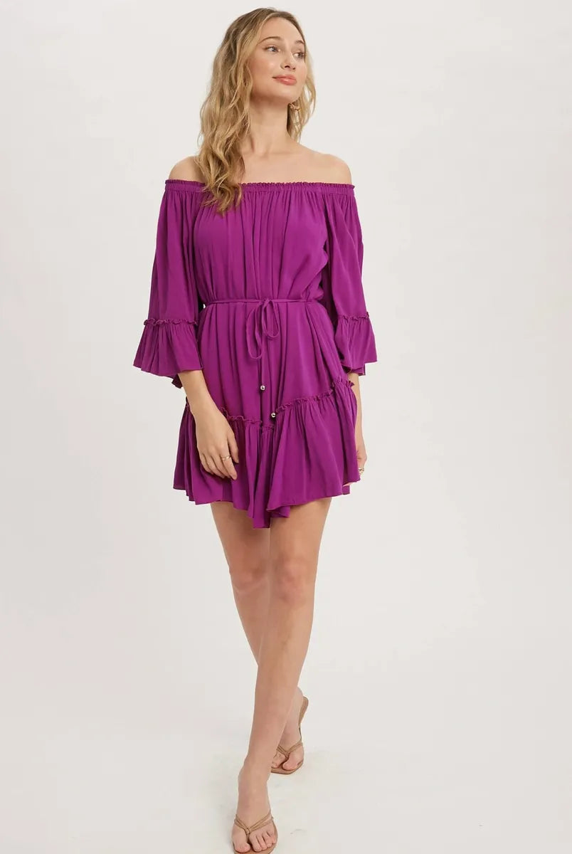 Ruffled Boho Dress