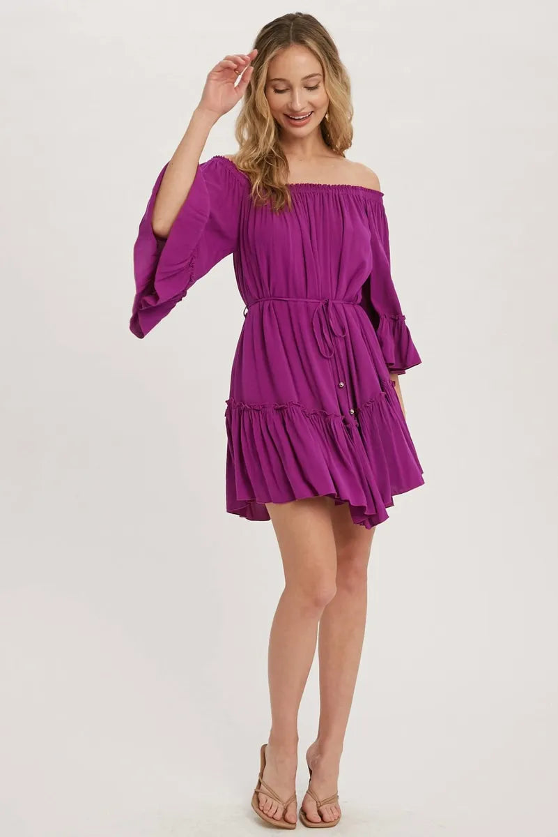 Ruffled Boho Dress