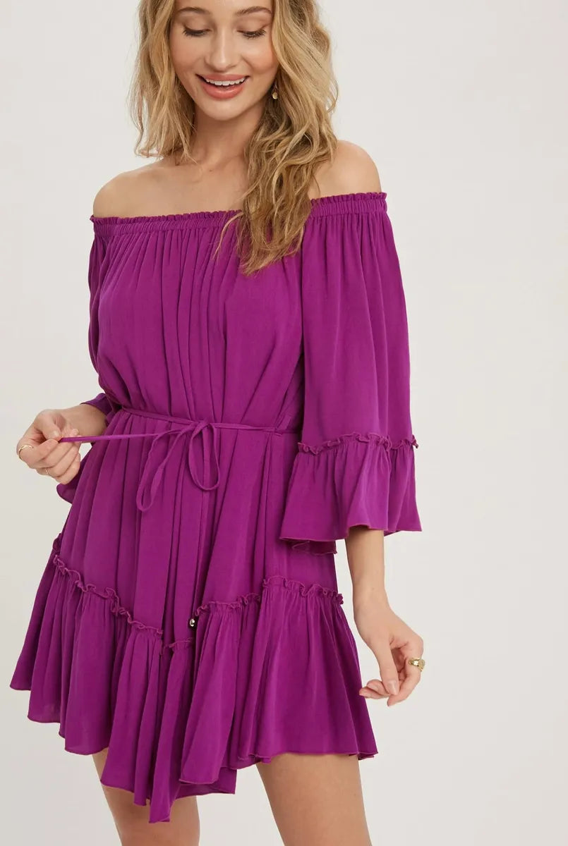 Ruffled Boho Dress