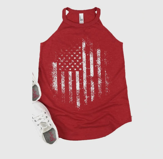 American Flag Graphic Tank