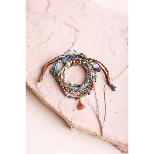 Boho Chic Stacked Bracelet