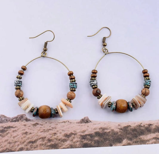 Boho Hoop Earrings