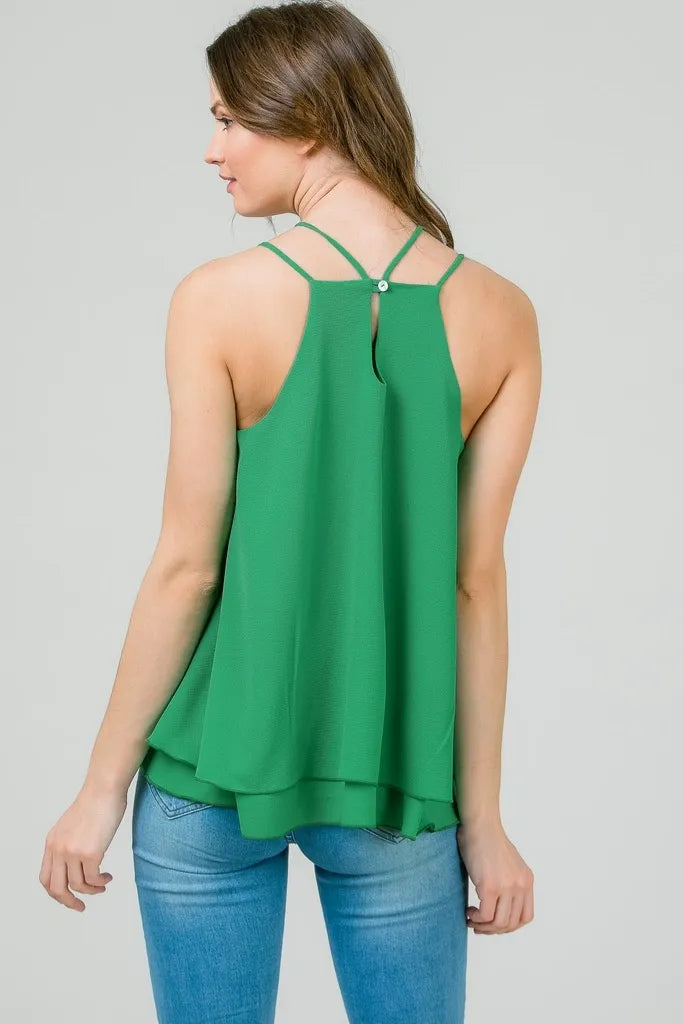 Green Woven Top