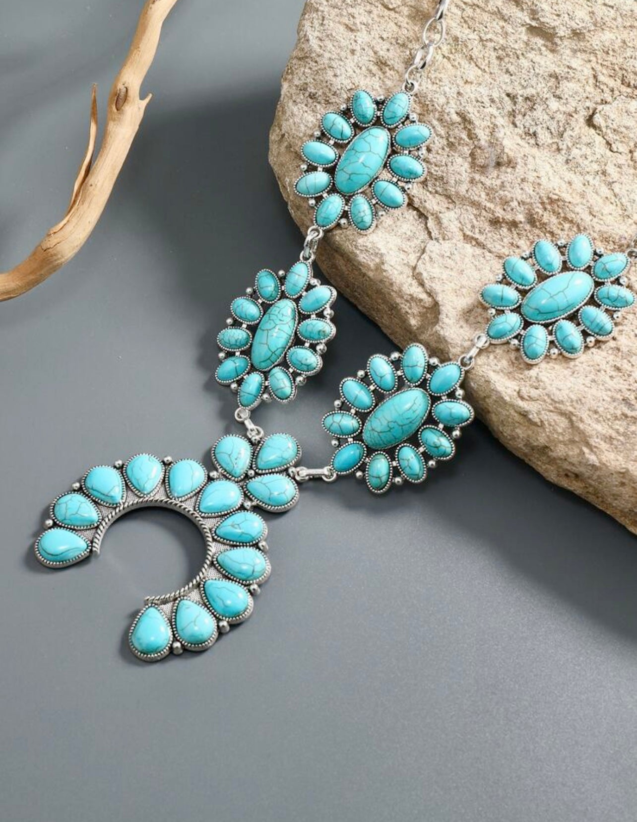 Turquoise & Silver Necklace