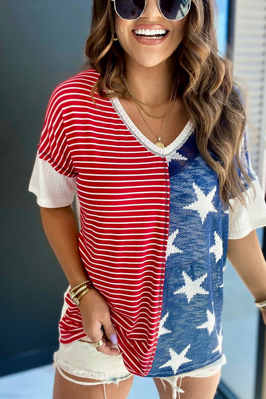 Stars & Stripes Knit Top