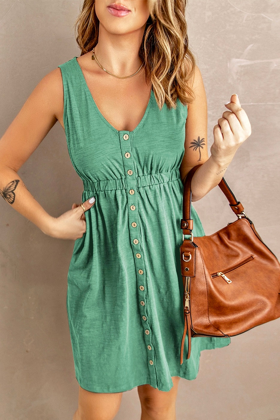 Sleeveless Mini Dress