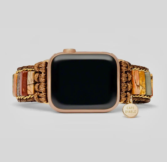 Cape Diablo Delicate Picasso Jasper Apple Watch Strap