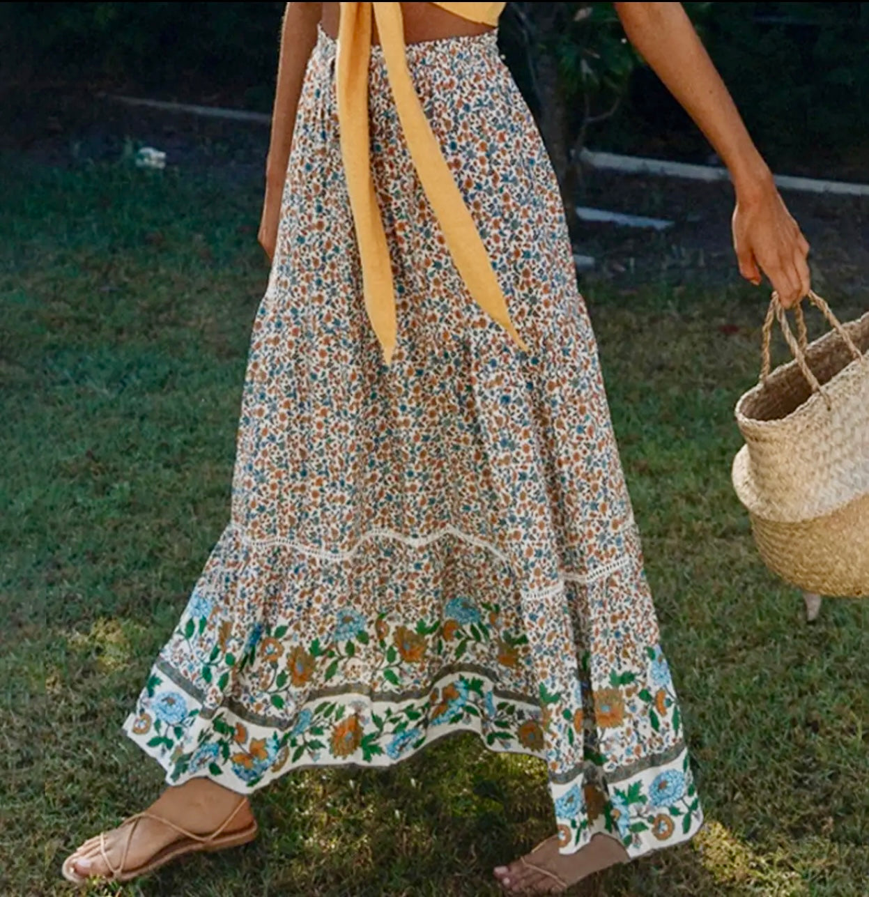 Bohemian Maxi Skirt