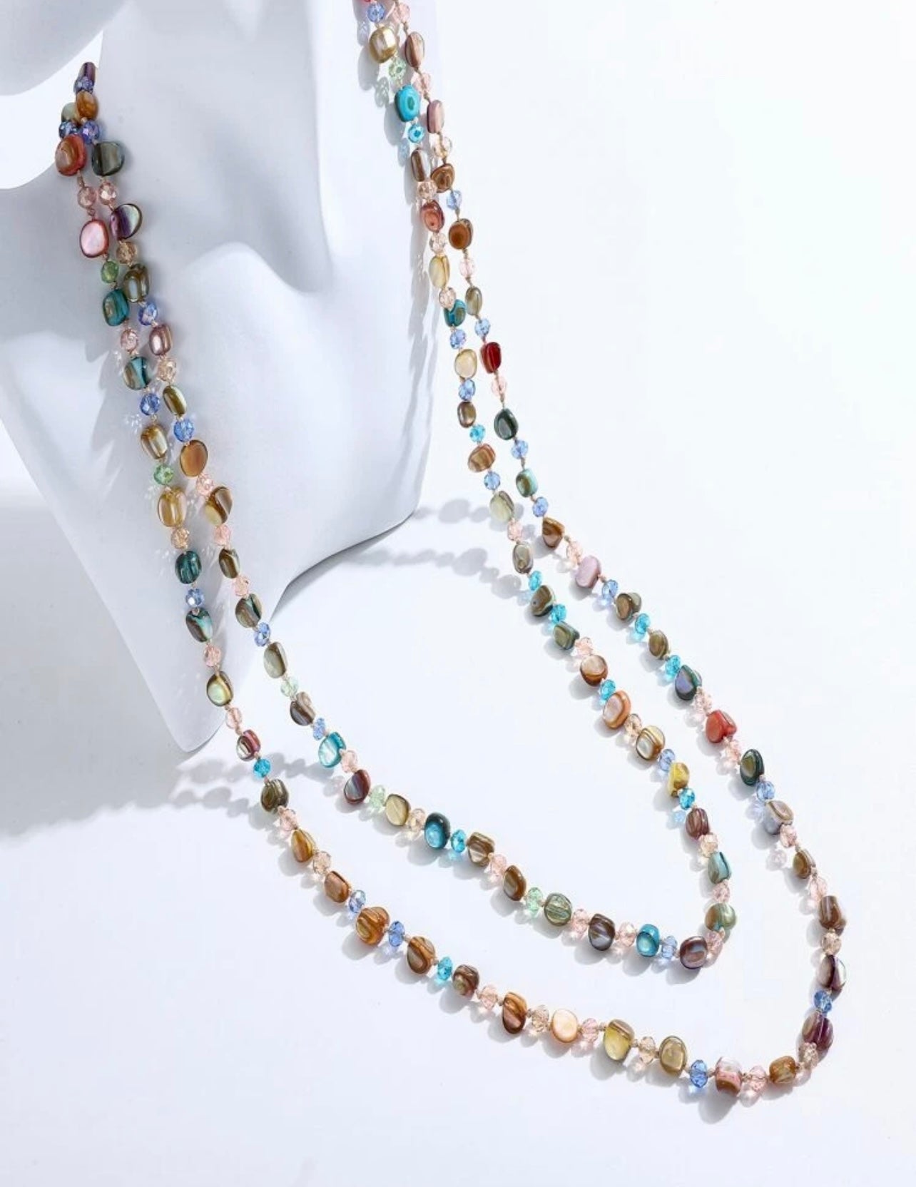 Multi Layer Beaded Necklace