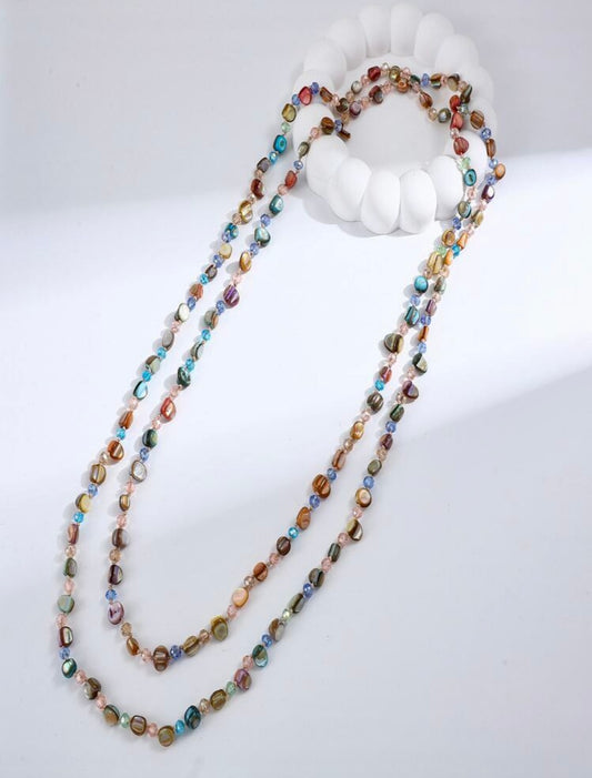 Multi Layer Beaded Necklace