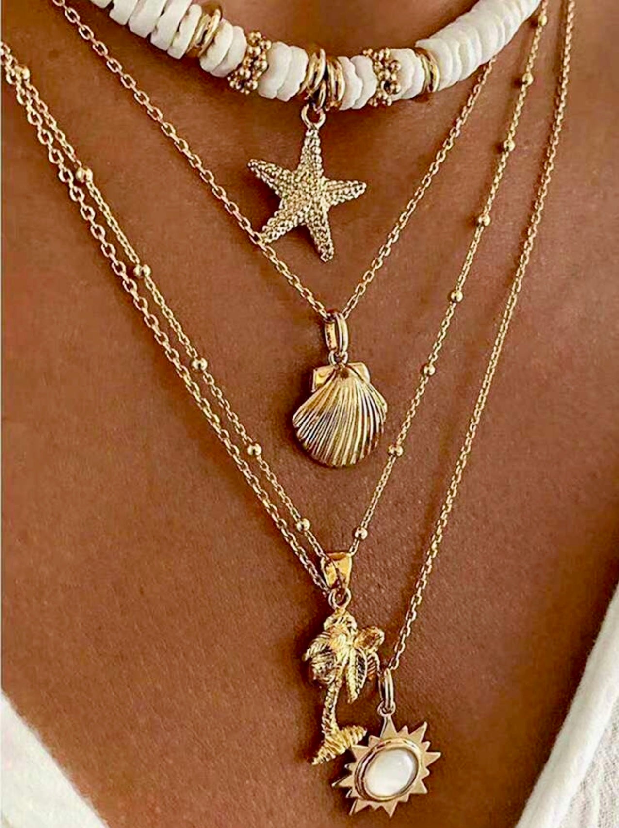 Beach Layered Necklace