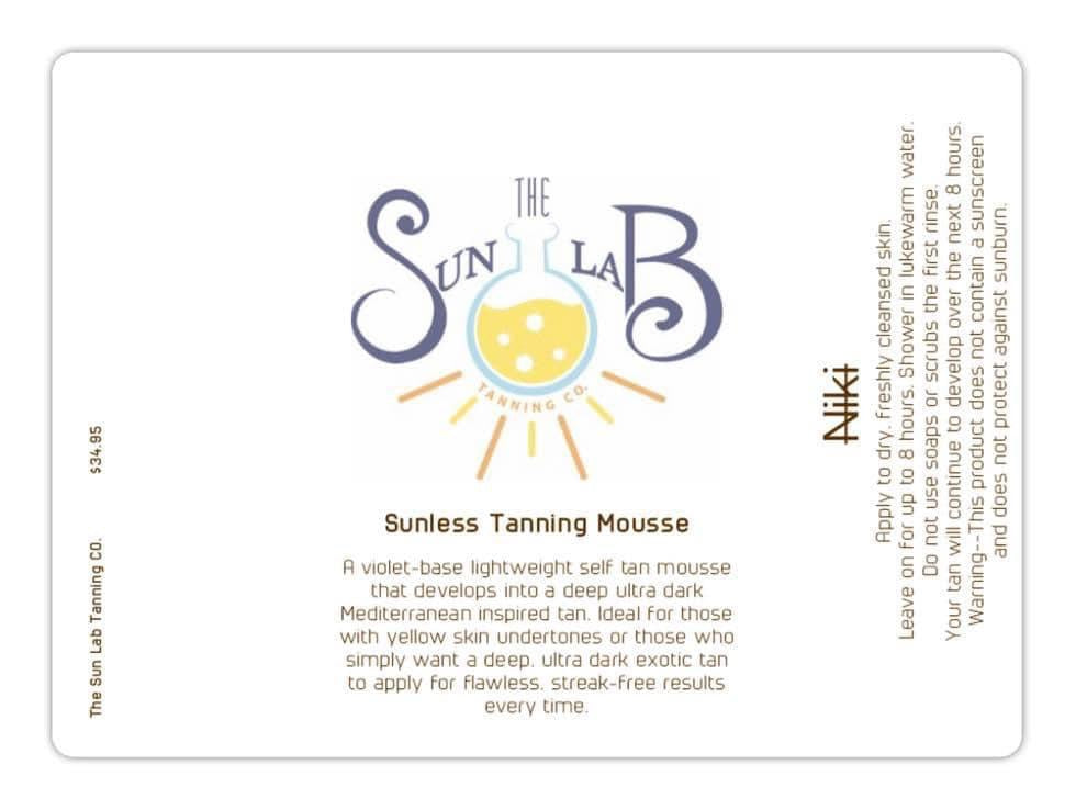 The Sun Lab Tanning Co Self-Tan  Mousse