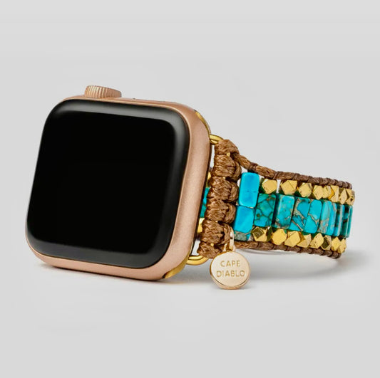 Cape Diablo-Bold Boho Turquoise Apple Watch Strap