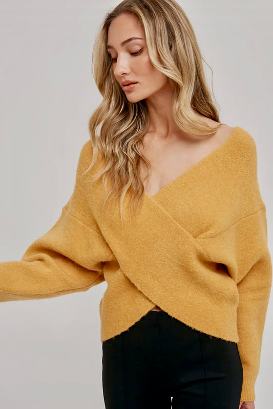 Wrap Knit Sweater